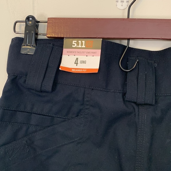 NWT 5.11 Tactical Women's EMS Pant Dark Navy Size 4 Long - Picture 8 of 9